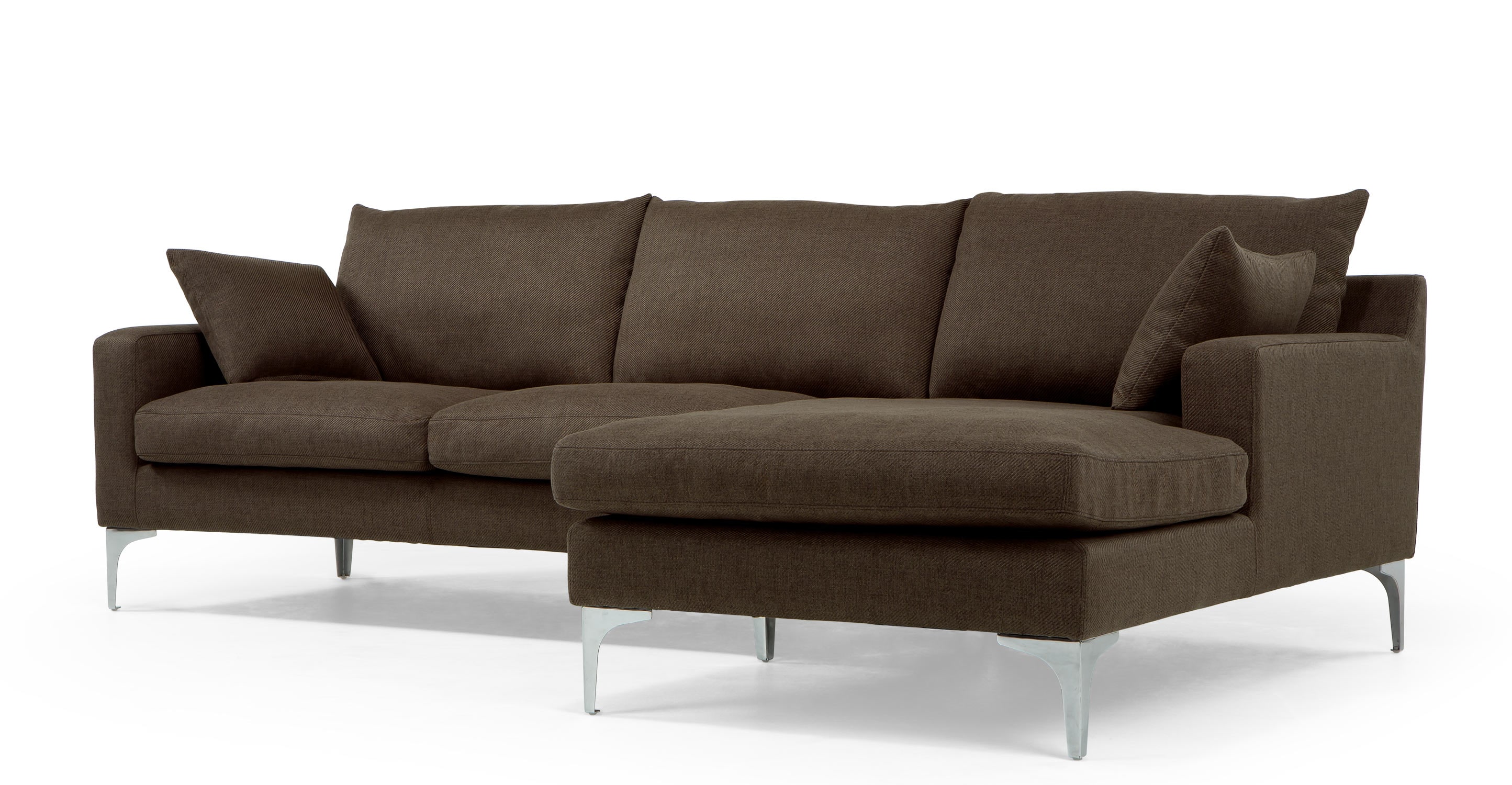 Mendini Right Hand Facing Corner Sofa Group, Chocolate Brown u2022 Sofas Etc Mendini Right Hand Facing Corner Sofa Group, Chocolate Brown u2022 Sofas Etc