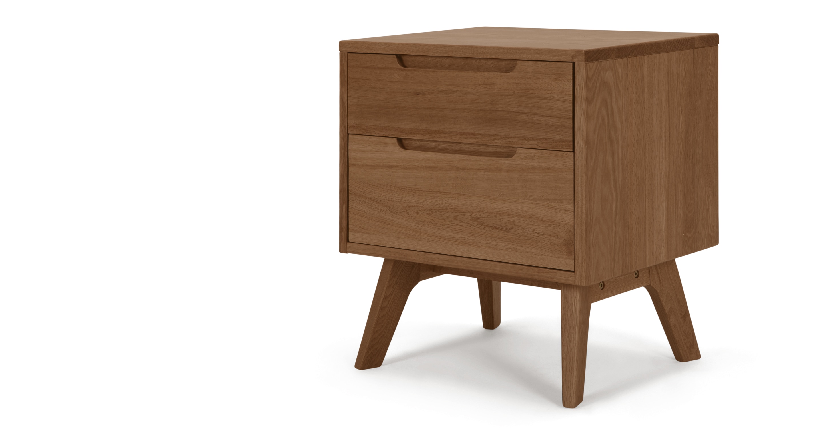 Jenson Bedside Table, Dark Stain Oak • Sofas Etc