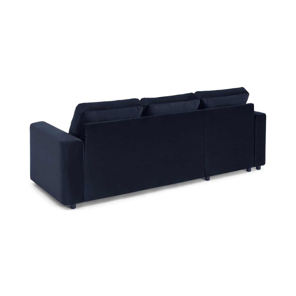 Aidian Corner Sofa Bed with Storage, Regal Blue Velvet • Sofas Etc