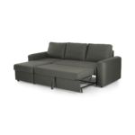 Aidian Corner Storage Sofa Bed, Pigeon Grey