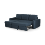 Aidian Corner Storage Sofa Bed, Regal Blue