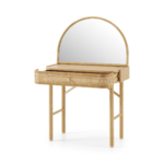 Ankhara Dressing Table, Rattan & Oak