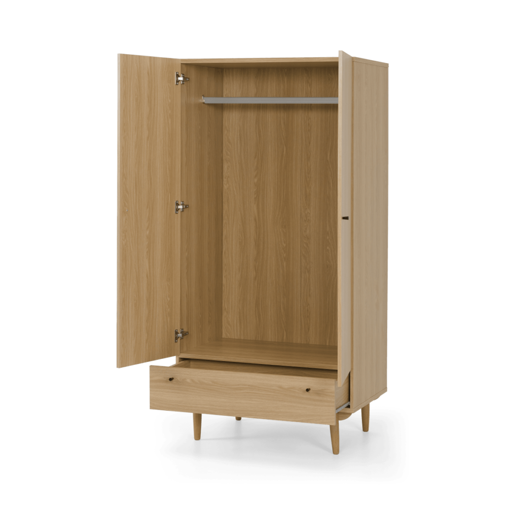 Asger Wardrobe, Oak Effect • Sofas Etc