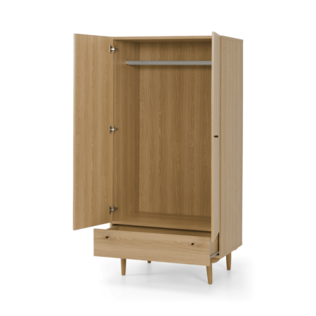 Asger Wardrobe, Oak Effect