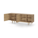 Asger Wide Sideboard, Oak Effect