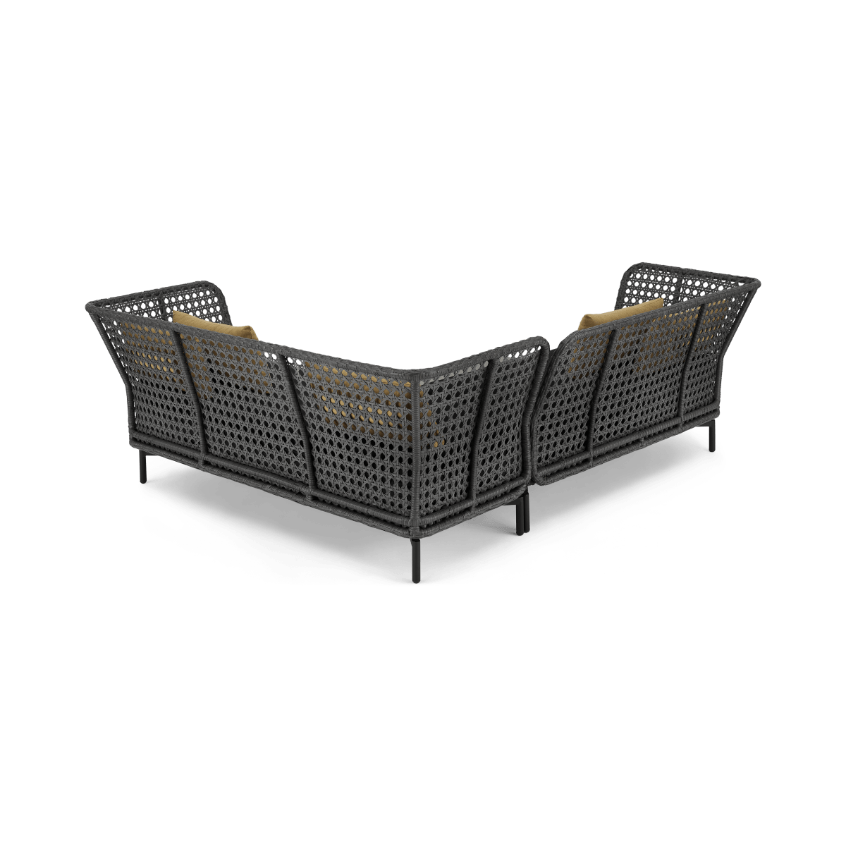 Balawa Garden Corner Sofa Set, Grey • Sofas Etc