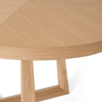 Belgrave 4-6 Seat Round Extending Dining Table, Oak