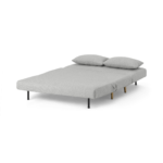 Bessie Small Sofa Bed, Luna Grey Weave