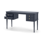Bourbon Vintage Desk, Slate Blue