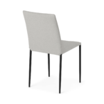 Braga Set of 2 Dining Chairs, Hail Grey