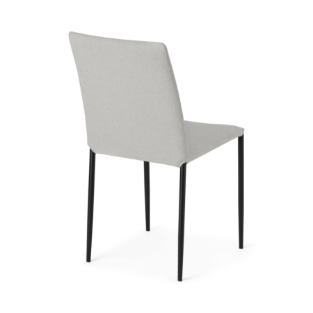 Braga Set of 2 Dining Chairs, Hail Grey