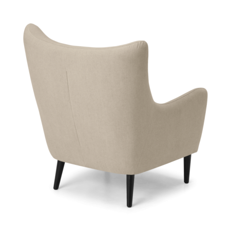 Bridget Accent Armchair, Natural Cotton & Linen Mix Fabric