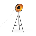 Chicago Floor Lamp, Black & Copper