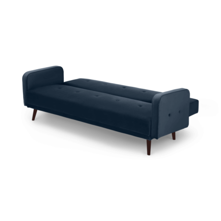 Chou Click Clack Sofa Bed, Sapphire Blue Velvet