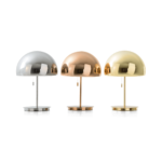 Collet Dome Table Lamp, Brass