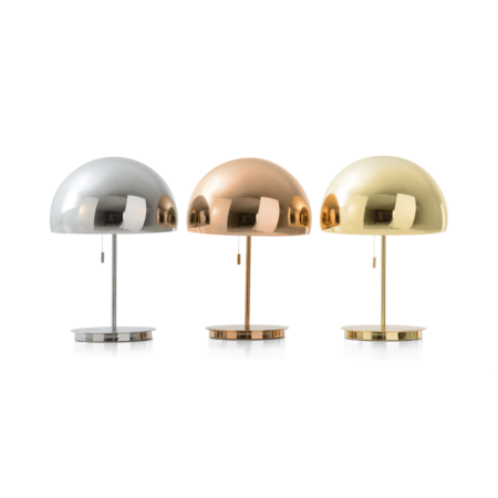 Collet Dome Table Lamp, Brass