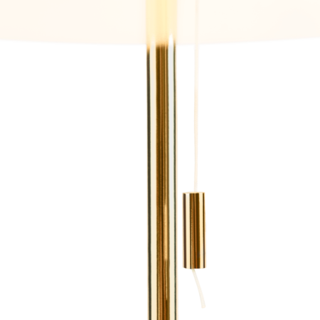 Collet Dome Table Lamp, Brass & Opal Glass