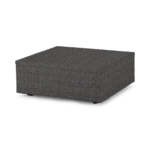 Cordon Garden Modular Ottoman, Dark Grey