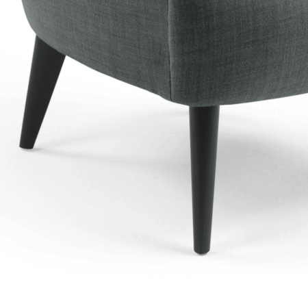 Custom MADE Bodil Accent Armchair, Smart Grey