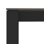 Custom MADE Corinna 6 Seat Dining Table, Concrete and Black