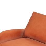 Custom MADE Sofia Armchair, Plush Coral Velvet