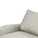 Custom MADE Sofia Armchair, Plush Silver Velvet