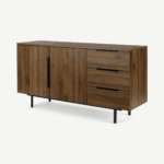 Damien Sideboard, Walnut & Black