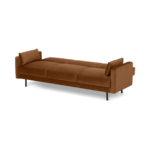 Delphi Click Clack Sofa Bed, Cinnamon Velvet