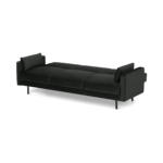Delphi Click Clack Sofa Bed, Dark Anthracite Velvet