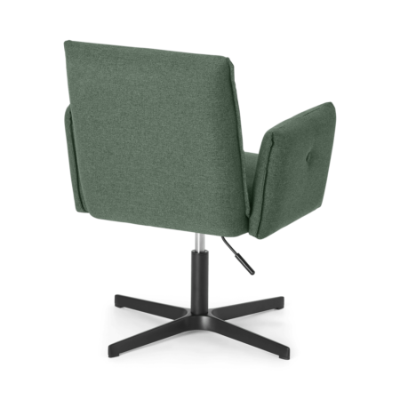 Denham Office Chair, Darby Green & Black Leg