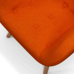 Doris Accent Armchair, Shetland Orange
