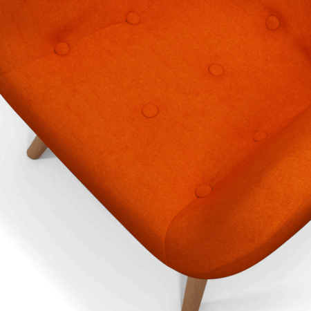Doris Accent Armchair, Shetland Orange