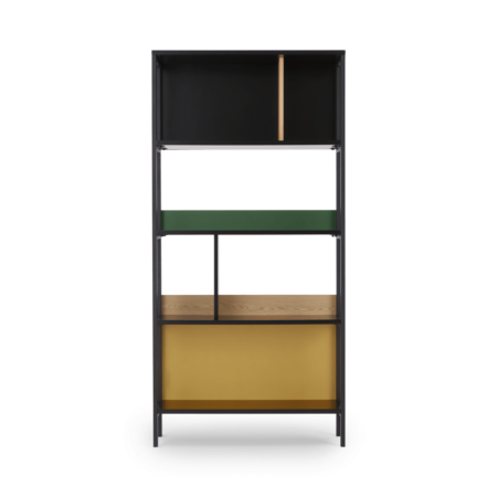 Duncan Shelving Unit, Multicolour