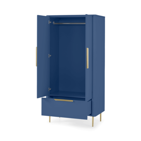 Ebro Double Wardrobe, Blue