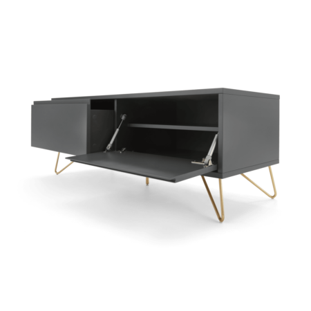 Elona Media Unit, Charcoal and Brass