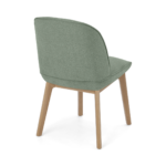 Erdee Set of 2 Dining Chairs, Grey Green Weave