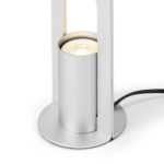 Flora Table Lamp, Anodized Silver