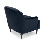 Flynn Armchair, Sapphire Blue Velvet