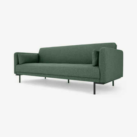 Harlow Click Clack Sofa Bed, Darby Green