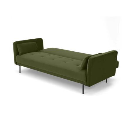 Harlow Click Clack Sofa Bed, Fir Green Velvet