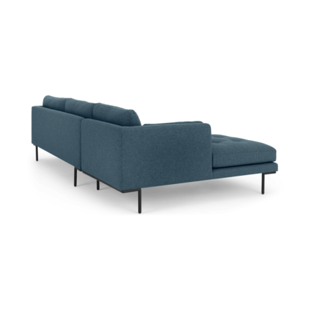 Harlow Left Hand Facing Chaise End Corner Sofa, Orleans Blue