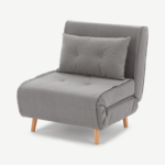 Haru Single Sofa Bed, Marshmallow Grey