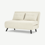 Haru Small Sofa Bed, Faux Sheepskin