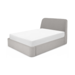 Hayllar Double Ottoman Storage Bed, Cool Grey