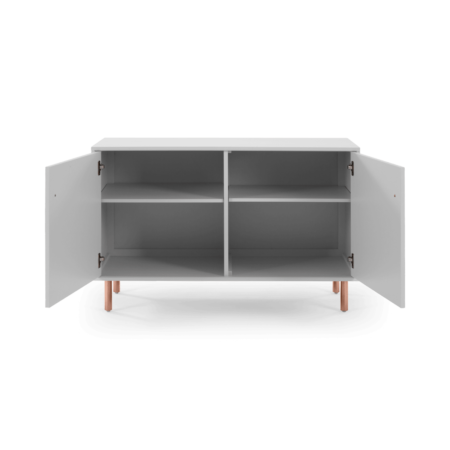 Hedra Sideboard, Copper and Grey