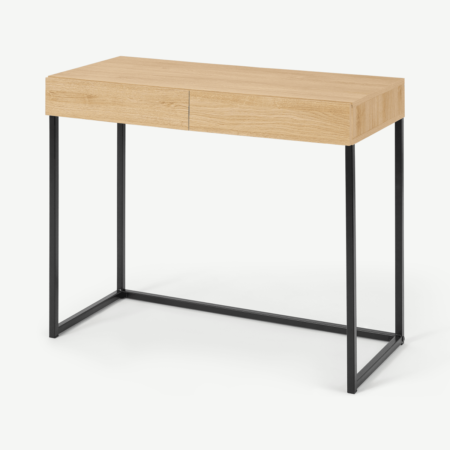 Hopkins Compact Desk, Oak Effect