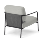 Hopper Accent Armchair, Hail Grey and Marl Grey