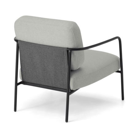 Hopper Accent Armchair, Hail Grey and Marl Grey