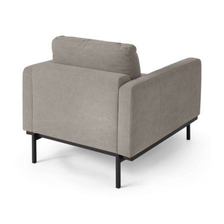 Jarrod Armchair, Washed Grey Cotton