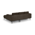 Jarrod Right Hand facing Chaise End Corner Sofa, Truffle Brown Leather